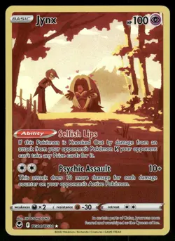 Jynx TG04/TG30 Ultra Rare Holo NM Pokemon SWSH12: Silver Tempest Trainer Gallery - Image 1