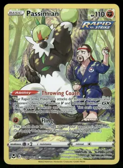 Passimian TG08/TG30 Ultra Rare Holo NM Pokemon SWSH12: Silver Tempest Trainer Ga - Image 1