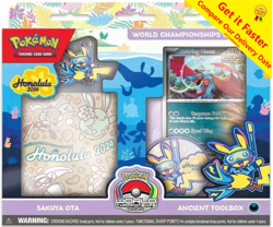 Pokemon 2024 World Championship Deck Ancient Toolbox Roaring Moon Ex Box - Image 1