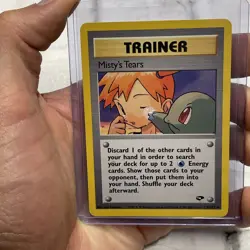 Pokemon TCG Misty's Tears 118/132 Gym Challenge Vintage Pokemon WOTC LP Uncommon - Image 1