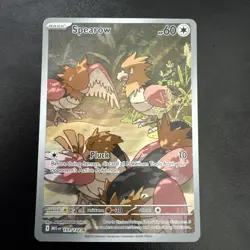 SPEAROW 151/132 2025 Pokemon Mega Evolution Illustration Rare - Image 1