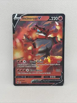 Incineroar V 008/073 Pokemon TCG Holo Ultra Rare Champion's Path Near Mint - Image 1