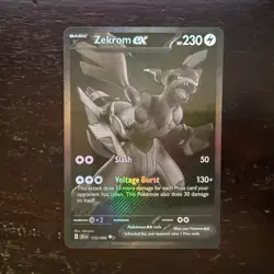 Pokemon TCG ‘Zekrom ex 172/86’ BWR - Black Bolt - English - Image 1