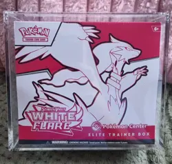 Pokemon TCG: White Flare Pokemon Center ETB SEALED with Acrylic case - Image 1