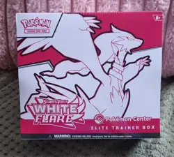 Pokemon TCG: White Flare Pokemon Center ETB SEALED with Acrylic case - Image 2
