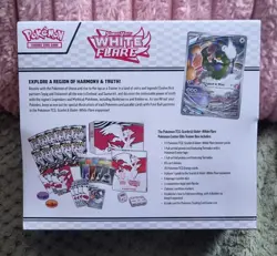 Pokemon TCG: White Flare Pokemon Center ETB SEALED with Acrylic case - Image 3