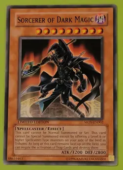 Sorcerer of Dark Magic MOV-EN002 Yu-Gi-Oh! The Dark Side of Dimensions Movie - Image 1