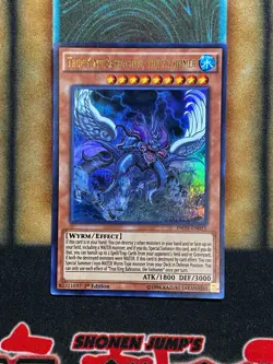 Yugioh True King Bahrastos, the Fathomer INOV-EN021 Ultra Rare 1st Ed MP - Image 1