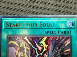 Stake your Soul! WISU-EN023 Wild Survivors 1st Edition Ultra Rare (UR) Yu-Gi-Oh! - Image 4