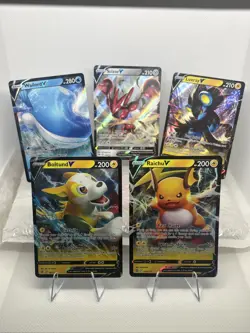 Boltund, Wailord, Scizor, Luxray, Raichu Pokemon V Card Lot Of 5 Ultra Rare Card - Image 1