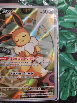 Pokemon Eevee TCG S&V Black Star Promo Card 173 SEALED - minor scratch - Image 3