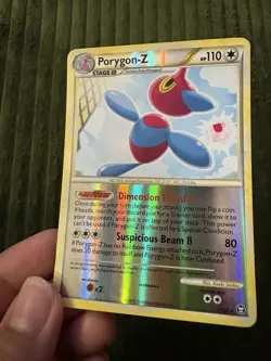 Pokemon Porygon-Z TCG Holo Rare Card 7/102 Triumphant HGSS - Image 2