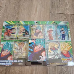 Dragon Ball Super DBS Card Game Expansion Deck Box Set 01 Mighty Heroes Sealed - Image 1