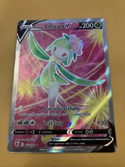 Hisuian Lilligant V 162/189 Astral Radiance Ultra Rare Holo Pokemon TCG Card NM - Image 1
