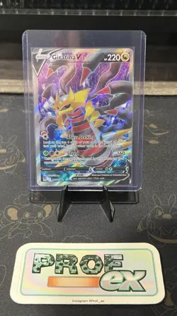 Pokemon TCG Giratina v 185/196 Lost Origin 2022 Full Art Holo Rare Card - Image 3