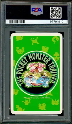 PSA 9 Raichu 3 of Diamonds Japanese Pokemon Green Poker Card 1996 - Image 2