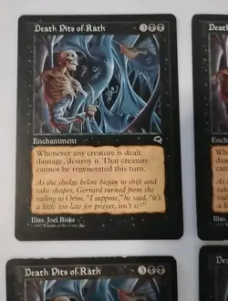 4X Death Pits of Rath Lot Tempest Magic The Gathering NM-Played MTG - Image 2