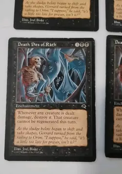 4X Death Pits of Rath Lot Tempest Magic The Gathering NM-Played MTG - Image 4
