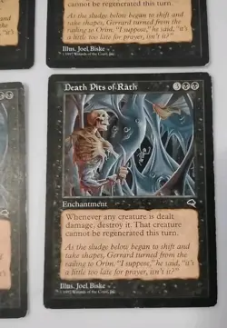 4X Death Pits of Rath Lot Tempest Magic The Gathering NM-Played MTG - Image 5