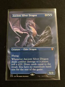 Ancient Silver Dragon (Borderless) Commander Legends: Battle for Baldur's... - Image 1