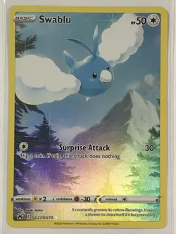 MTG TCG - Swablu GG27/GG70 Crown Zenith Galarian Gallery - NM Free Shipping $5+ - Image 1