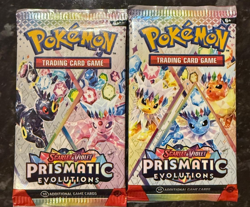 Brand New Pokemon TCG Prismatic Evolutions Sealed Booster Pack x 2 - Image 1