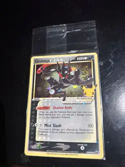 HOLO BLEED GALAXY SWIRL SEALED Pokemon Greninja Gold Star SWSH144 - Image 1