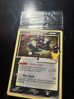 HOLO BLEED GALAXY SWIRL SEALED Pokemon Greninja Gold Star SWSH144 - Image 4