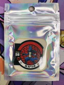Lucario 1-33 Tretta Regular Red Pokemon Arcade Game Chip 🍄 - Image 1