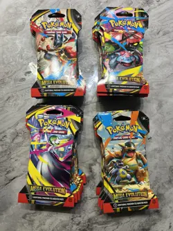 42x Mega Evolution Sleeved Booster Pack Sealed Pokemon Blister Packs SEALED - Image 1