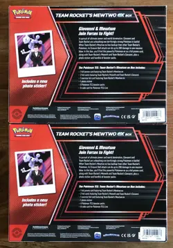 Pokemon TCG Destined Rivals Team Rocket’s Mewtwo ex Box BRAND NEW SEALED X 2 Box - Image 2