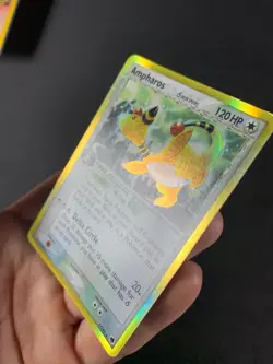 Pokemon - Ampharos 1/101 Delta Species - Ex Dragon Frontiers - Holo ENG Poor - Image 4