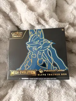 Pokemon TCG - Mega Evolution Lucario Pokemon Center ETB IN HAND ✅🌟 - Image 1