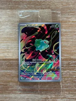 Bulbasaur 133/132 Pokemon Mega Evolution Illustration Rare Stamped - Image 1
