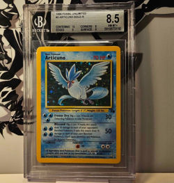 1999 POKEMON FOSSIL #2 ARTICUNO-HOLO BGS 8 - Image 1