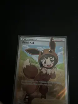 Poke Kid Trainer 70/72 Pokemon TCG Shining Fates Holo Ultra Rare Full Art NM/M - Image 1