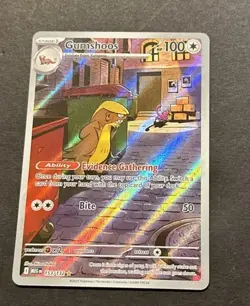 2025 POKEMON MEGA EVOLUTION GUMSHOOS ILLUSTRATION RARE #153/132 - Image 4
