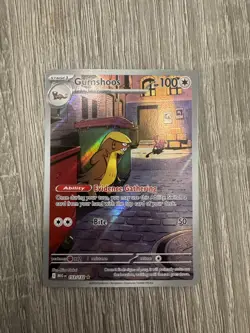 Pokemon TCG Gumshoos 153/132 Mega Evolution Illustration Rare - Image 1
