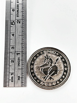 Farfetch'd Pokemon Battle Coin Silver Japanese Very Rare Nintendo Collection - Image 2
