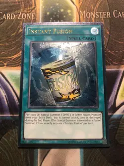 *** INSTANT FUSION *** ULTIMATE RARE OP04-EN002 OTS PACK (VLP) YUGIOH! - Image 1