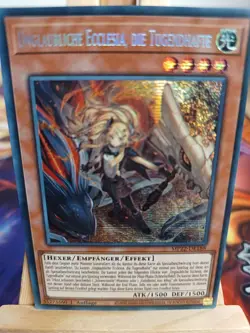 Unglaubliche Ecclesia die Tugendhafte MP22-DE188 Secret Rare DE NM YUGIOH - Image 1