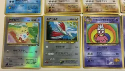 Vintage Japanese Pokemon Card Collection 62pcs 1996-2000 Old Back Pikachu Holo - Image 4
