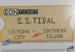 Pokemon Eon Ticket Promo E-Reader E Card Ruby & Sapphire Edition Southern Island - Image 1