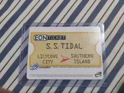 Pokemon Eon Ticket Promo E-Reader E Card Ruby & Sapphire Edition Southern Island - Image 3