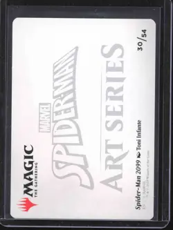 Marvel's Spider-Man #3 Spider-Man 2099 Toni Infante Art Card - Image 2