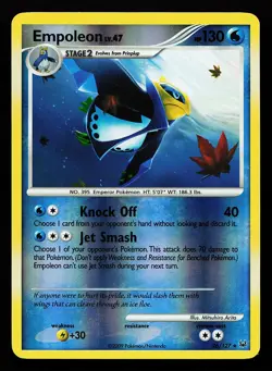 Empoleon 26/127 Reverse Holo Rare Platinum Pokemon Card - Image 1