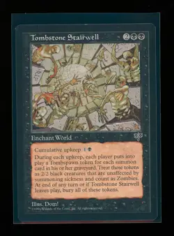MTG Mirage TOMBSTONE STAIRWELL Enchantment LP Reserved List - Image 1