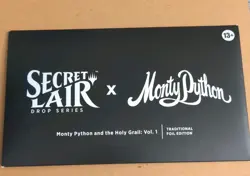 MTG Secret Lair Monty Python and the Holy Grail: Vol. 1 Foil New and Sealed - Image 1