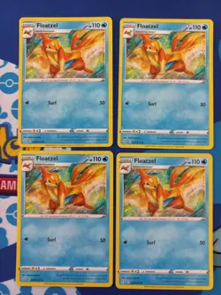 4 x Floatzel 023/072 - Pokemon Shining Fates, English - Image 1