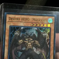 Yugioh Destiny HERO - Malicious LEHD-ENA04 Ultra Rare 1st Ed LP - Image 2
